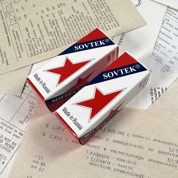 Matched Pair Sovtek 12AX7LPS ECC83 7025 Vacuum Tubes Brand New