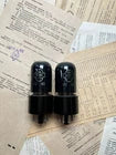 Matched pair 6P6S Made in 60s / 6V6 / 6AY5 / 587 NEW REFLEKTOR TUBES NOS