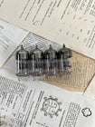 Matched quad 6N3P-E tubes 6N3 6CC42 6385 ECC42 NOS